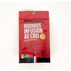 Infusion CBD Rooibos Fruits rouges - La Ferme du CBD